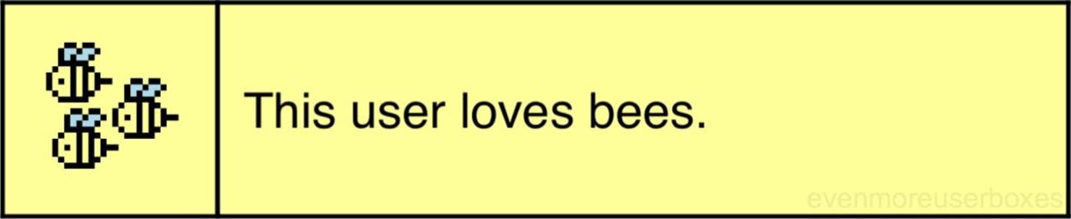 this user loves bees