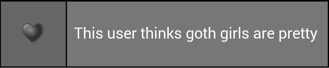 This User Thinks goth girls are pretty